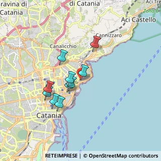 Mappa V.le Alcide De Gasperi, 95127 Catania CT, Italia (1.59)