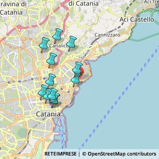 Mappa V.le Alcide De Gasperi, 95127 Catania CT, Italia (2.04667)