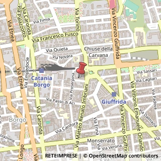 Mappa Via Agrigento, 8, 95128 Catania, Catania (Sicilia)