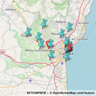 Mappa Via San Antonio Abate, 95045 Misterbianco CT, Italia (7.04421)