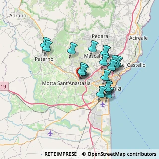 Mappa Via Sant'Antonio Abate, 95045 Misterbianco CT, Italia (6.581)