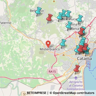Mappa Via San Antonio Abate, 95045 Misterbianco CT, Italia (6.419)