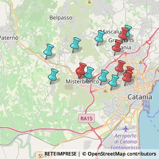 Mappa Via San Antonio Abate, 95045 Misterbianco CT, Italia (4.20143)