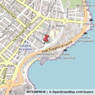 Mappa Via Aldebaran, 11, 95126 Catania, Catania (Sicilia)