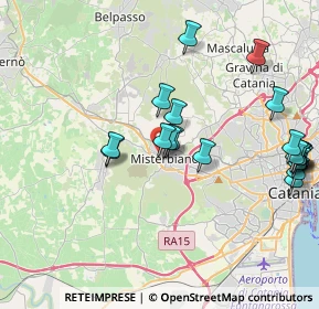 Mappa Via San Nicolò, 95045 Misterbianco CT, Italia (4.904)