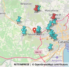 Mappa Via San Nicolò, 95045 Misterbianco CT, Italia (4.024)