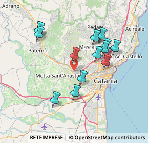 Mappa Via San Nicolò, 95045 Misterbianco CT, Italia (7.99533)