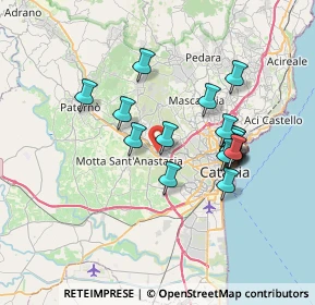 Mappa Via San Nicolò, 95045 Misterbianco CT, Italia (7.09105)