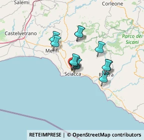 Mappa Via Montagna Ferraro, 92019 Sciacca AG, Italia (10.105)