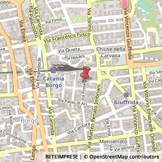 Mappa Via Proserpina, 33, 95128 Catania, Catania (Sicilia)