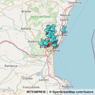 Mappa Via Salerno, 95045 Misterbianco CT, Italia (7.08071)