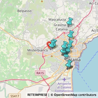 Mappa Via Salerno, 95045 Misterbianco CT, Italia (3.62923)