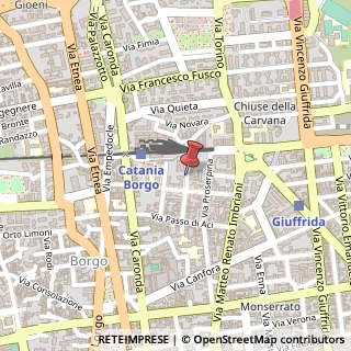 Mappa Via Cerere, 29, 95128 Catania, Catania (Sicilia)