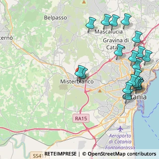 Mappa Via Frà Michele, 95045 Misterbianco CT, Italia (6.1485)