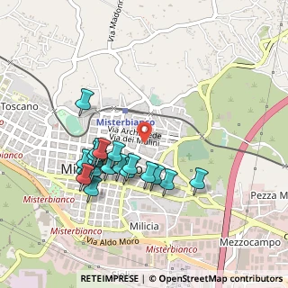 Mappa Via Frà Michele, 95045 Misterbianco CT, Italia (0.506)