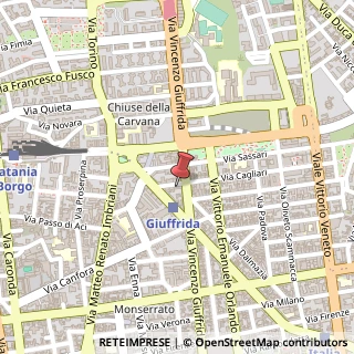 Mappa Via Cagliari, 10/A, 95127 Catania, Catania (Sicilia)