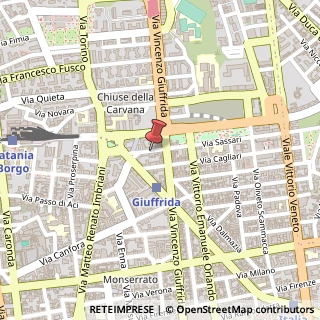Mappa Via Sassari, 6/D, 95127 Catania, Catania (Sicilia)