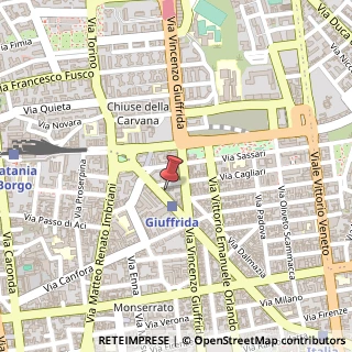 Mappa Corso delle Province, 206, 95127 Catania, Catania (Sicilia)