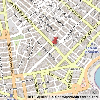 Mappa Via Duca Degli Abruzzi, 55, 95127 Catania, Catania (Sicilia)