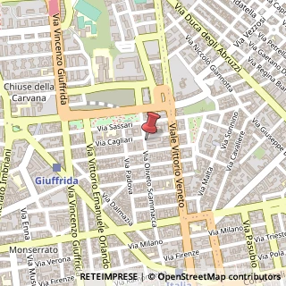 Mappa Via Oliveto Scammacca, 76, 95127 Catania, Catania (Sicilia)