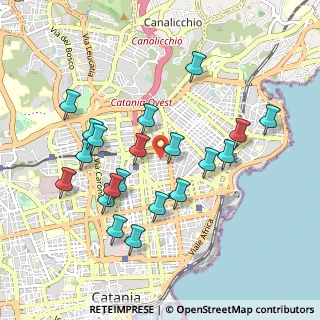 Mappa Via Napoli, 95128 Catania CT, Italia (1.0595)