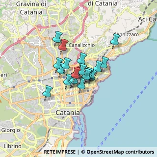 Mappa Via Napoli, 95128 Catania CT, Italia (1.128)
