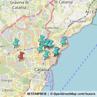 Mappa Via Napoli, 95128 Catania CT, Italia (1.28182)