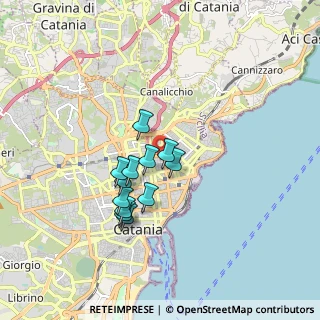 Mappa Via Napoli, 95128 Catania CT, Italia (1.525)
