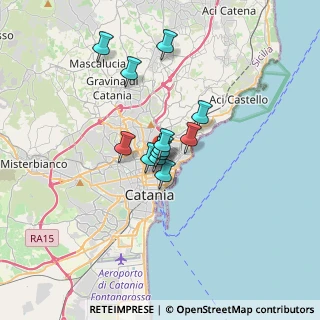 Mappa Via Napoli, 95128 Catania CT, Italia (2.46667)