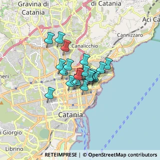 Mappa Via Napoli, 95127 Catania CT, Italia (1.125)