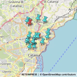 Mappa Via Napoli, 95127 Catania CT, Italia (1.46588)