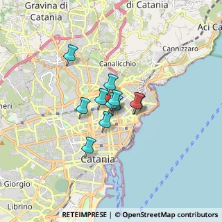 Mappa Via Napoli, 95127 Catania CT, Italia (1.03273)
