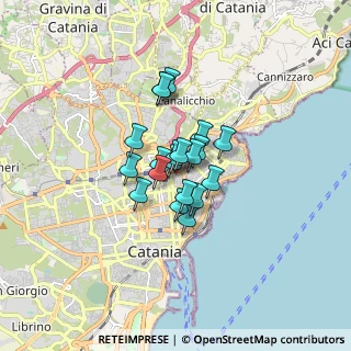 Mappa Via Napoli, 95127 Catania CT, Italia (1.069)