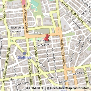 Mappa Via cagliari 58/b, 95127 Catania, Catania (Sicilia)