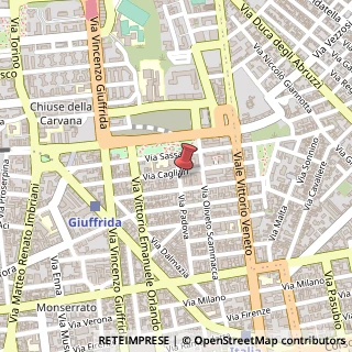Mappa Via Padova, 90, 95127 Catania, Catania (Sicilia)
