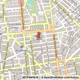 Mappa Via Cagliari, 56, 95127 Catania, Catania (Sicilia)