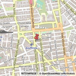 Mappa Via Napoli, 116, 95127 Catania, Catania (Sicilia)