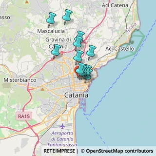 Mappa Corso delle Province, 95124 Catania CT, Italia (2.655)