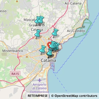 Mappa Corso delle Province, 95124 Catania CT, Italia (2.19333)