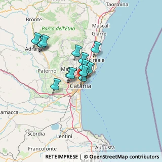 Mappa Corso delle Province, 95124 Catania CT, Italia (11.69357)