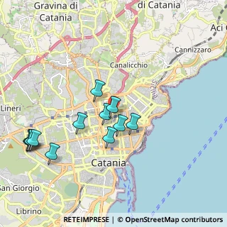 Mappa Corso delle Province, 95124 Catania CT, Italia (2.25833)