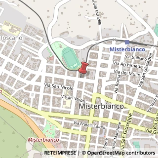 Mappa Via San Antonio Abate, 12, 95045 Misterbianco, Catania (Sicilia)