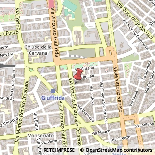 Mappa Via Napoli, 31, 95127 Catania, Catania (Sicilia)