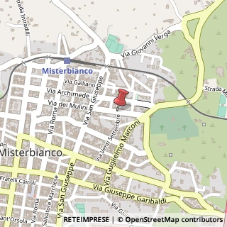 Mappa Via dei Mulini, 31, 95045 Misterbianco, Catania (Sicilia)