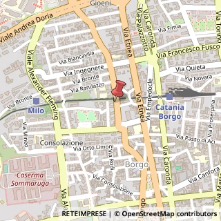 Mappa Via Filocomo, 55, 95125 Catania, Catania (Sicilia)