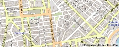 Mappa Catânia