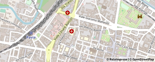 Mappa Pavia
