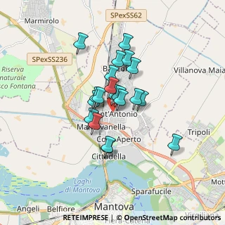 Mappa Piazzale Togliatti Palmiro, 46047 Porto Mantovano MN, Italia (1.208)
