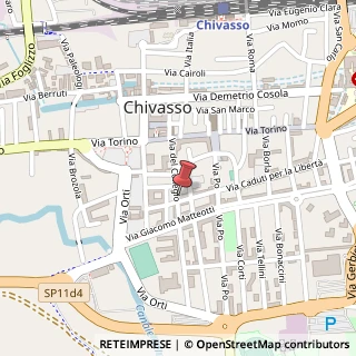 Mappa Via del Collegio, 9, 10034 Chivasso, Torino (Piemonte)