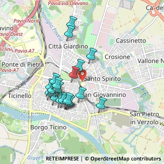 Mappa Viale Ambrogio Necchi, 27100 Pavia PV, Italia (0.8225)